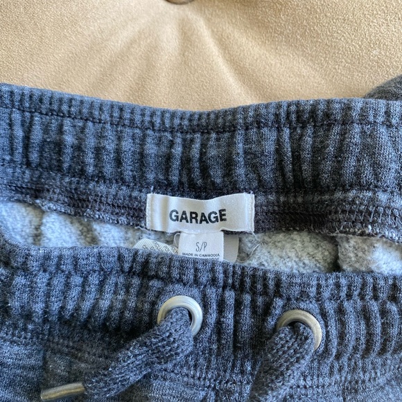 Garage grey drawstring joggers small - Picture 4 of 5